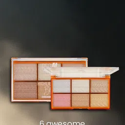 RED 4 Highlighter Eyeshadow Palette- Shade- 04 image 2