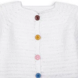 deva creation Kids Self Design Pure Wool Sweatshirt With Joggers image 3