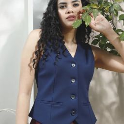 Solid Women Waistcoat-image-88
