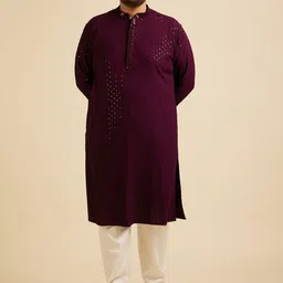 Manyavar Men Embroidered Regular Kurta with Pyjamas-52
