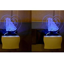 SOMIL Set of 2 Transparent & White Textured Glass Wall Lamp-image-94