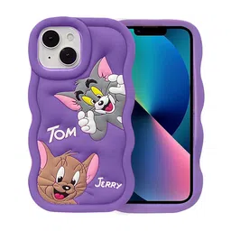 CASE CREATION Cartoon Characters Printed iPhone 15 Pro Back Case Mobile Accessories-15