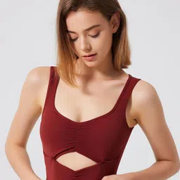 LULU & SKY Women Square Neck Cut Out Fitted Crop Top-image-64