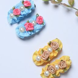 FUNKRAFTS Girls Set of 4 Embellished Alligator Hair Clip-image-15