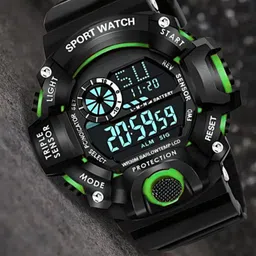 Hala Men Solid Round Tang Regular Digital Watch-6