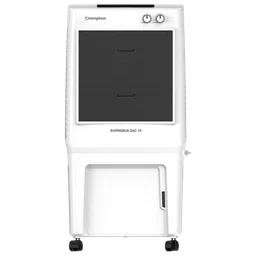 Crompton Supremus 70 Litres Desert Air Cooler with Double Ball Bearing (4 Way Air Deflection, White & Black)-image-43
