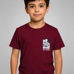 REYA Boys Pack of 2 Typography Printed Round Neck Cotton T-shirts-picture-33