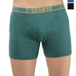 Sporto by Macho Pack Of 3 Mid Rise Trunks-picture-26
