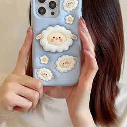 CASE CREATION Cartoon Characters Printed iPhone 13 Back Case image 3