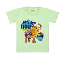 arvesa My First Holi Printed Kids Tshirt-picture-45