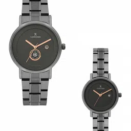 L LOGUES Unisex Brass Dial & Bracelet Style Straps Analogue Watch P 3528 QMD-27-58