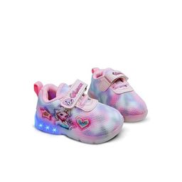 FootStation Girls Pink Canvas Slip-On Sneakers-image-9
