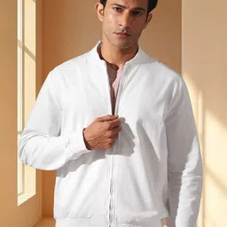 KINGDOM OF WHITE Men Lightweight Bomber Jacket-image-76
