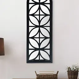 Home Centre Corsica Reflection Black Decorative Wall Mirrors-image-68