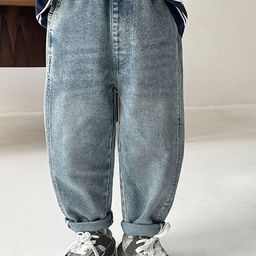 LULU & SKY Boys Low-Rise Light Fade Jeans-picture-4