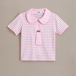 Hopscotch Girls Striped Cotton Blend Clothing Set-picture-24