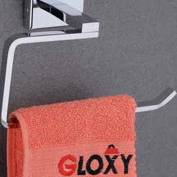 GLOXY Silver-Toned Stainless Steel Towel Holder-picture-0