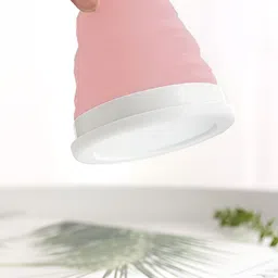 We3 Pink & White Solid Matte Cups Set of Cups and Mugs image 4