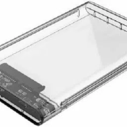 InfiDeals SATA to USB 2.0 External Hard Drive Enclosure HDD/SSD, Transparent Hard Disk Box 2.5 inch Hard Drive Enclosure (For 2.5 Inch Sata Hard Drive, Transparent) 2.5 inch Internal Hard 9.5 Drive Enclosure/HDD Caddy 2nd bay-19