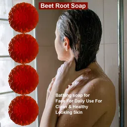 GROOVY Set Of 4 Guava Glaze Beet Root Bar - 100 g Each image 2