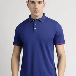 Reebok Men Solid Polo Collar T-shirt-image-41