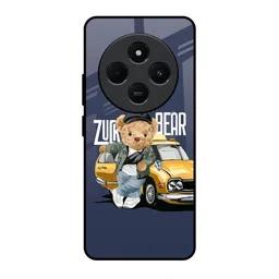QRIOH Adventurous Bear Printed Redmi 14C 5G Impact Resistant Back Case-picture-28