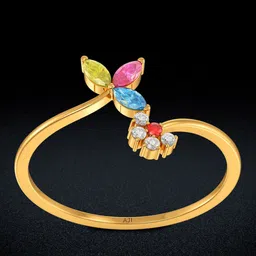 Joyalukkas Womn 22 Kt Yellow Gold Elegant Blooming Leaf Ring 1.0gm-image-51