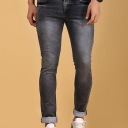 V-Mart Men Skinny Fit Heavy Fade Jeans-picture-3