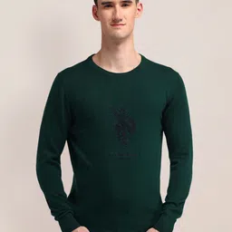 U.S. Polo Assn. Men Brand Logo Printed Pullover Sweaters-picture-53