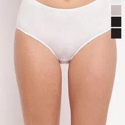 La Intimo Women Pack of 5 Cotton Hipster Briefs-image-28