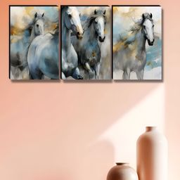Myntra Elegant Homes Grey & White 3 Pieces Birds and Animals Wall Arts-image-55
