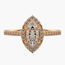VALANOVA Women 18 Kt 925 Sterling Silver Lab Grown 0.69 CT Diamond Ring 1.53 gm-image-77