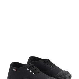 PU-PINE Black Non-Marking Canvas Tennis Sports Shoes-image-67