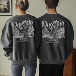 Trendyol Unisex Printed Round Neck Sweatshirt-image-31
