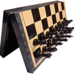 Magnetic Plastic Folding Chess Board 2 Players Game for kids & adult (10 Inch) 4 cm Chess Board-21