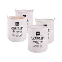Aura White Set of 4 Regular Multi-Utility Organisers-0