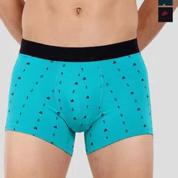 LOGGERHEAD Men Printed Pack Of 3 Mid Rise Trunks-10