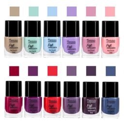 Tenno Set Of 12 First Impression Nail Enamel - 7 ml - Combo15-45