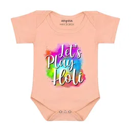 Arvesa Lets Play Holi Printed Romper-picture-55
