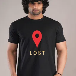 HESHA Men Typography Printed Round Neck Cotton T-shirt-picture-13