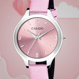 CASADO Women Round Dial & Straps Analogue Watch CSD-803-Pink-Pink-image-57