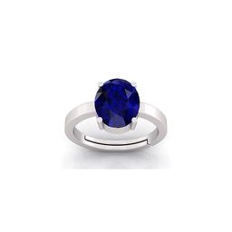 Pranjal Gems 11.25 Ratti Neelam Blue Sapphire Gemstone Adjustable Finger Ring-image-84