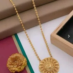 Anouk Gold-Plated Artificial Stones and Beads Mangalsutra-2