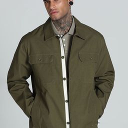 Puma Men MMQ Ripstop Relaxed Fit Overshirt Tailored Jacket-49