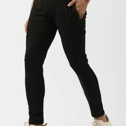EDRIO Men Mid-Rise Slim-Fit Track Pants-image-30