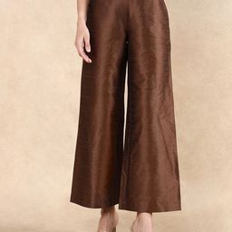 RAREISM Women Tailored Straight Fit High-Rise Cotton Trousers-picture-43