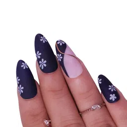BEROMT Set Of 12 Press On Artificial Nails With Nail Glue & Filler Shade - BFN329FN image 3