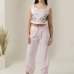 First Resort by Ramola Bachchan Women Smart Trousers-image-32