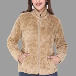 Women Self Design Casual Jacket-picture-9