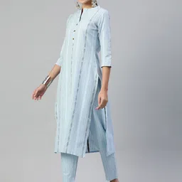KALINI Women Regular Kurta with Trousers-picture-35